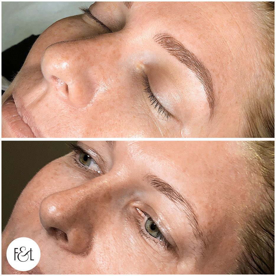 microblading before and after