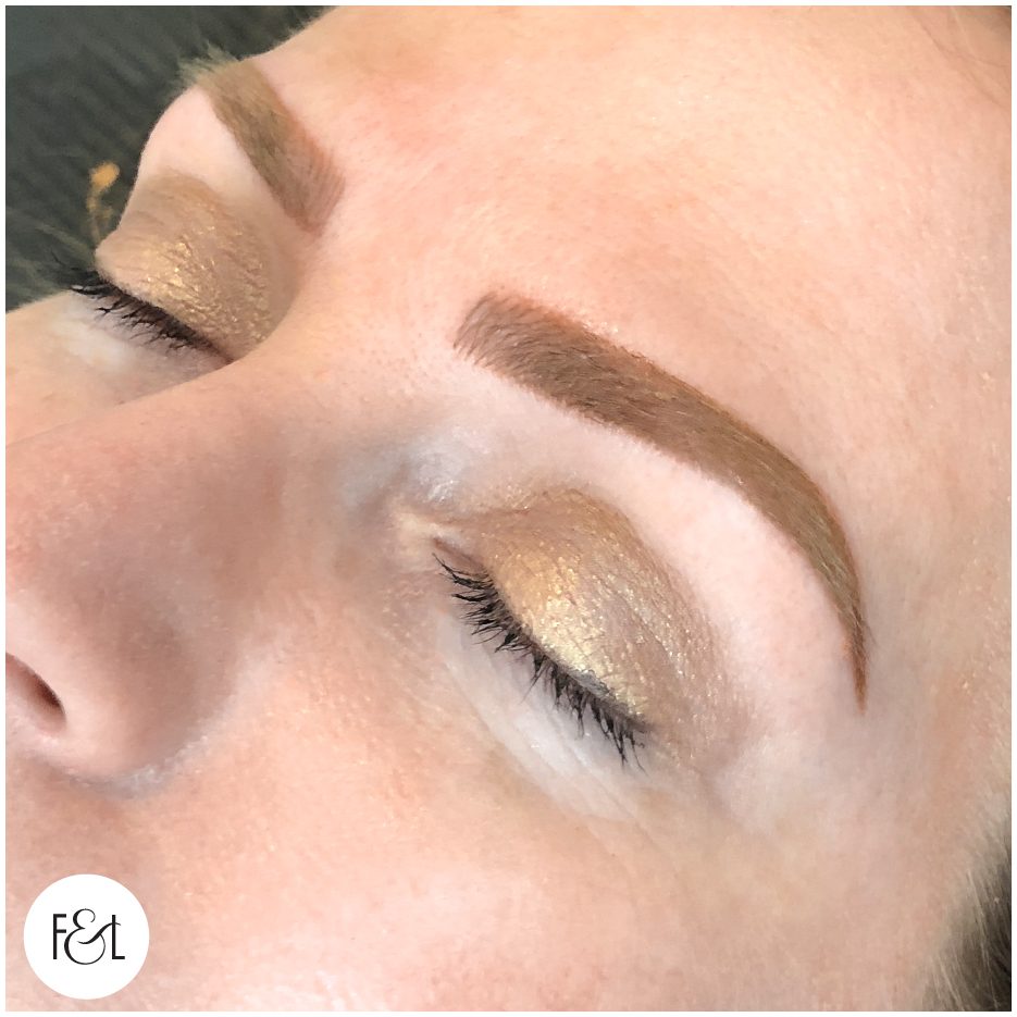 combo brows before and after photos